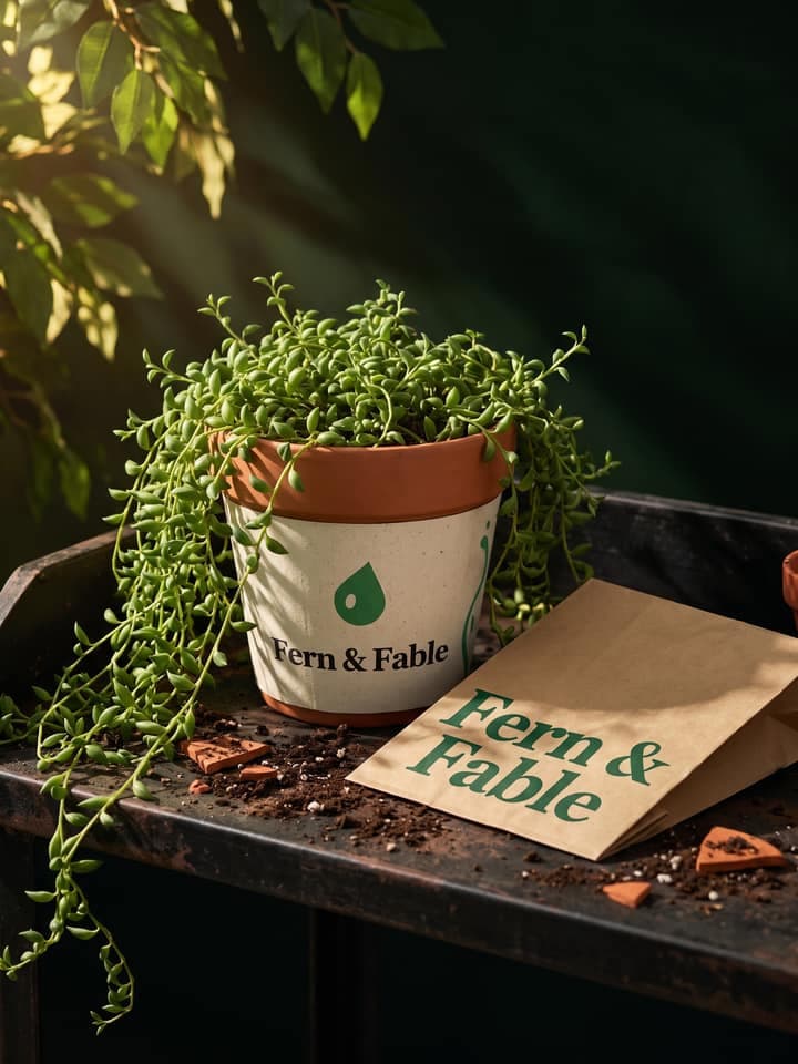 Fern & Fable, identitatea pe care o produce acest șablon, aplicată